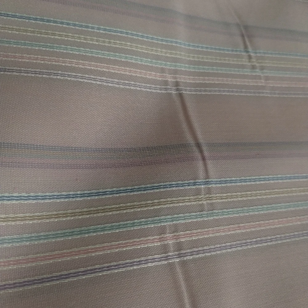 New 3 Continuous Yards Of Light Pink Striped Fabric in Pastel Shades - Picture 2 of 3